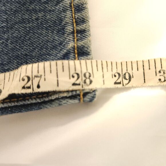 NWOT Old Navy Womens 10 Blue O.G. Straight Secret-Slim Pockets Distressed Jeans - Picture 8 of 8